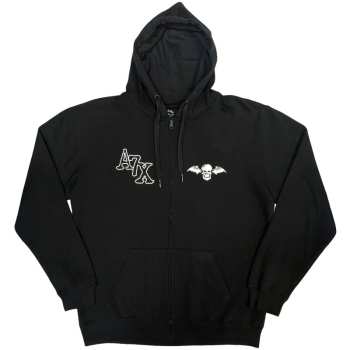 Merch Avenged Sevenfold: Avenged Sevenfold Unisex Zipped Hoodie: Dead Head (back Print) (small) S