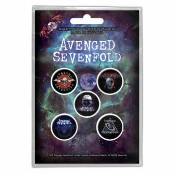 Merch Avenged Sevenfold: Zestaw Odznak The Stage 