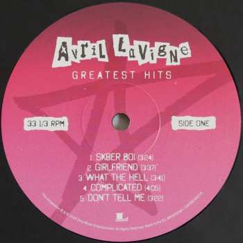 2LP Avril Lavigne: Greatest Hits