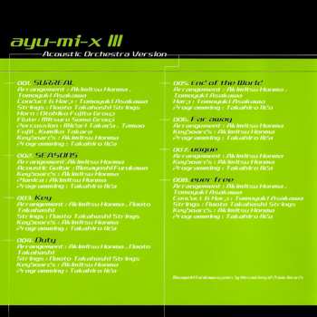 CD Ayumi Hamasaki: Ayu-mi-x III Acoustic Orchestra Version
