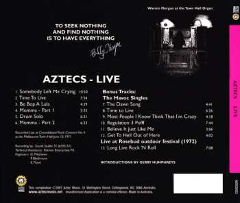 CD Billy Thorpe And The Aztecs: Live