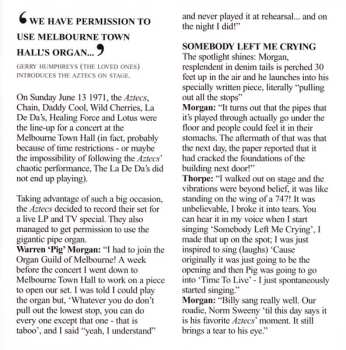 CD Billy Thorpe And The Aztecs: Live