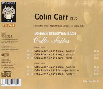 2CD Johann Sebastian Bach: Cello Suites