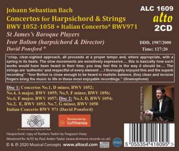 2CD Johann Sebastian Bach: Harpsichord Concertos BWV 1052-8 & 'Italian'