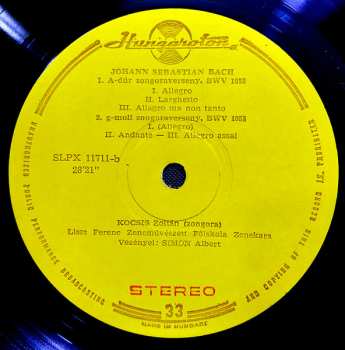 LP Johann Sebastian Bach: Piano Concertos