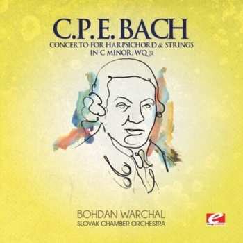 CD Bach,c.p.e.: Concerto For Harpsichord & Strings C Min