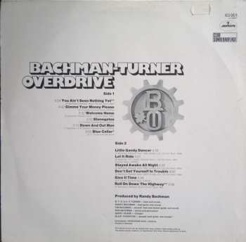 LP Bachman-Turner Overdrive: Bachman-Turner Overdrive