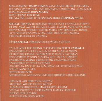 CD Bachman-Turner Overdrive: The All Time Greatest Hits Live