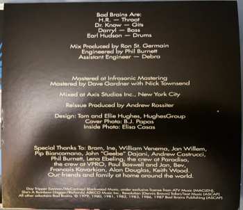 CD Bad Brains: The Youth Are Getting Restless (Live At The Paradiso, Amsterdam 1987)