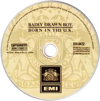 CD Badly Drawn Boy: Born In The U.K.