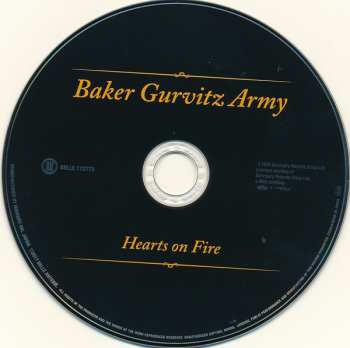 CD Baker Gurvitz Army: Hearts On Fire