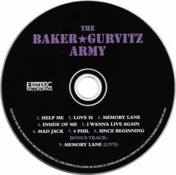 3CD/Zestaw pudełkowy Baker Gurvitz Army: Since Beginning (The Albums 1974-1976)