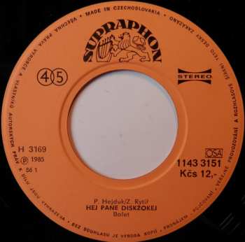 SP Balet: Hej Pane Diskžokej / Každý Má Rád Muzikál