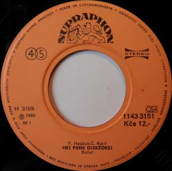 SP Balet: Hej Pane Diskžokej / Každý Má Rád Muzikál