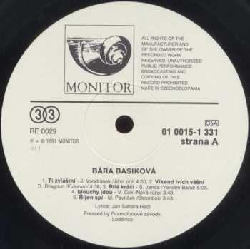 LP Bára Basiková: Bára Basiková