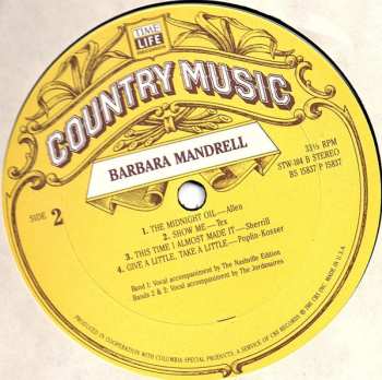LP Barbara Mandrell: Country Music