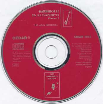 CD Sir John Barbirolli: Hallé Favourites - 2