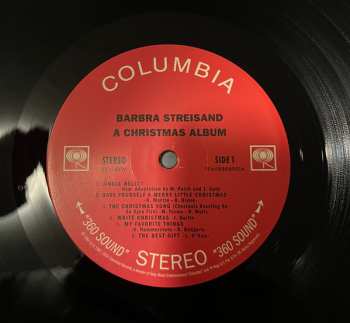 LP Barbra Streisand: A Christmas Album
