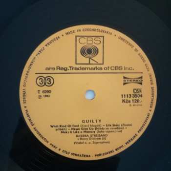 LP Barbra Streisand: Guilty