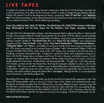 2CD Barclay James Harvest: Live Tapes