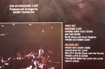 LP Barry Manilow: 2:00 AM Paradise Café