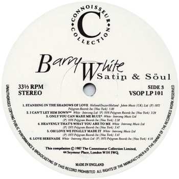 2LP Barry White: Satin & Söul