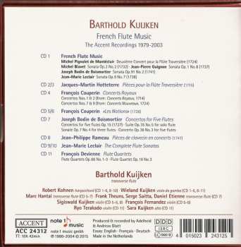 11CD/Zestaw pudełkowy Barthold Kuijken: French Flute Music - The Accent Recordings 1979-2003