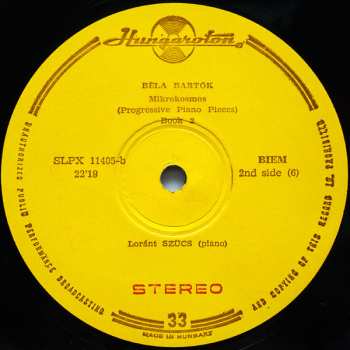 3LP/Zestaw pudełkowy Béla Bartók: Mikrokosmos (Progressive Piano Pieces) Vol. I - VI