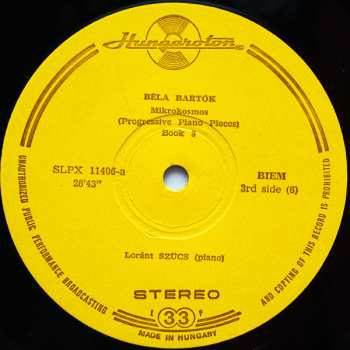 3LP/Zestaw pudełkowy Béla Bartók: Mikrokosmos (Progressive Piano Pieces) Vol. I - VI