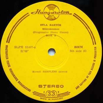 3LP/Zestaw pudełkowy Béla Bartók: Mikrokosmos (Progressive Piano Pieces) Vol. I - VI