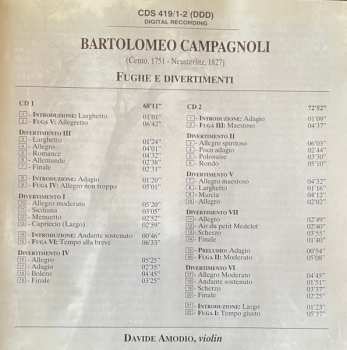 2CD Bartolomeo Campagnoli: Fughe E Divertimenti