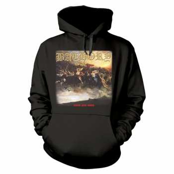 Merch Bathory: Bluza z kapturem Blood Fire Death