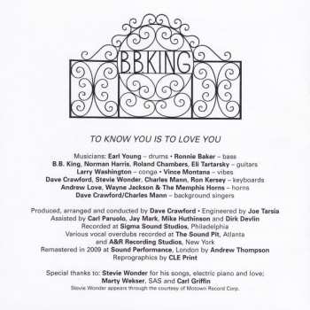 2CD B.B. King: L.A. Midnight/To Know You Is To Love You