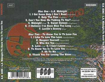 2CD B.B. King: L.A. Midnight/To Know You Is To Love You