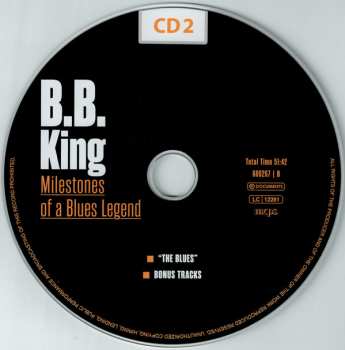 10CD/Zestaw pudełkowy B.B. King: Milestones Of A Blues Legend