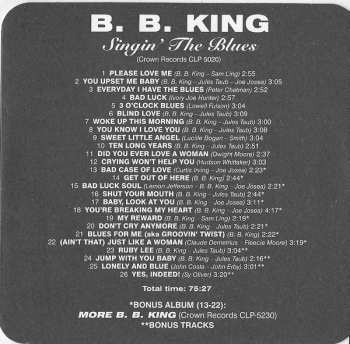 CD B.B. King: Singin' The Blues / More LTD