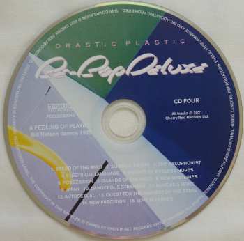 4CD/2DVD/Zestaw pudełkowy Be Bop Deluxe: Drastic Plastic LTD | DLX