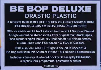 4CD/2DVD/Zestaw pudełkowy Be Bop Deluxe: Drastic Plastic LTD | DLX