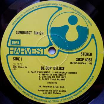 LP Be Bop Deluxe: Sunburst Finish