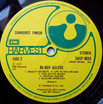 LP Be Bop Deluxe: Sunburst Finish