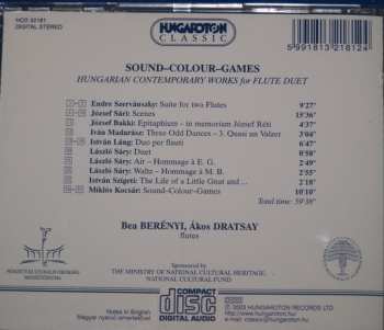 CD Berényi Bea: Sound-Colour-Games (Hungarian Contemporary Works For Flute Duet)