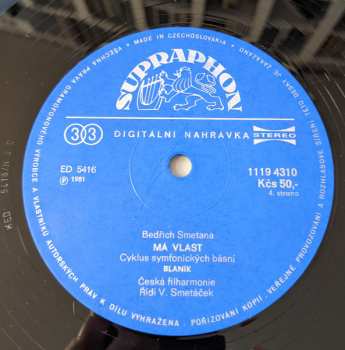 10LP/Zestaw pudełkowy Bedřich Smetana: Souborné Dílo = Complete Works 1