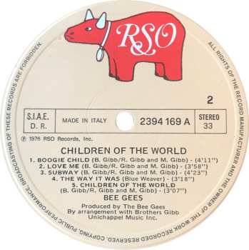 LP Bee Gees: Children Of The World