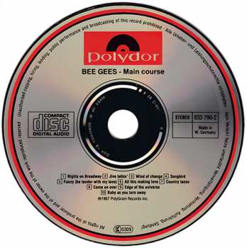 CD Bee Gees: Main Course