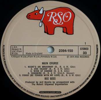 LP Bee Gees: Main Course