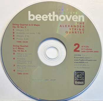 9CD/Zestaw pudełkowy Ludwig van Beethoven: The Complete String Quartets