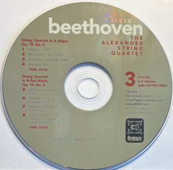 9CD/Zestaw pudełkowy Ludwig van Beethoven: The Complete String Quartets