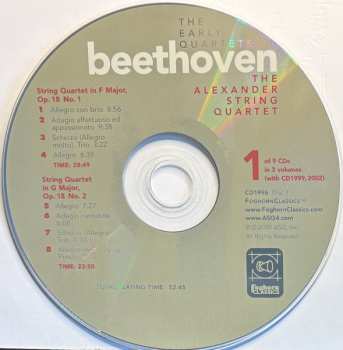 9CD/Zestaw pudełkowy Ludwig van Beethoven: The Complete String Quartets