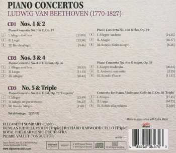 3CD/Zestaw pudełkowy Ludwig van Beethoven: Piano Concertos