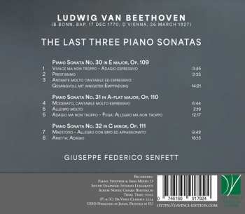 CD Ludwig van Beethoven: The Last Three Piano Sonatas